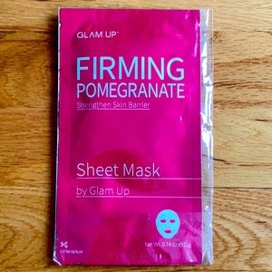 Glam up Pomegranate sheet mask + peppermint mask